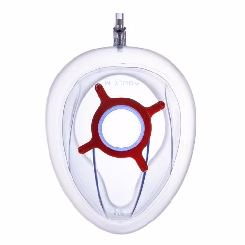 Máscara ascendente disponible de la anestesia del PVC de la válvula ascendente del uso médico al por mayor